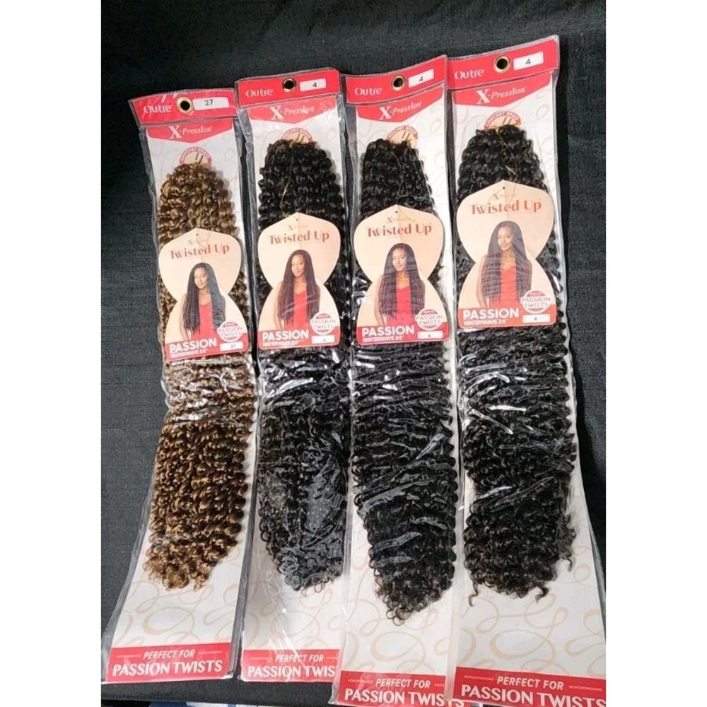 4pk Outre X-Pression Twisted Up - Color 4 27 New